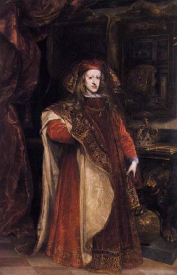 Miranda, Juan Carreno de Charles II as Grandmaster of the Golden Fleece oil painting picture